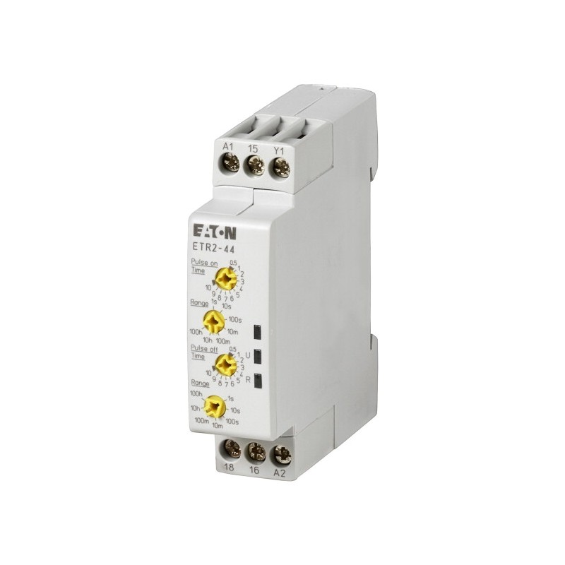 ETR2-44 262730 ELECTRIC Relé temporizador 0.05 s-100 h 24-240 V AC 50/60 Hz  24-48 V DC 1 W Intermitente